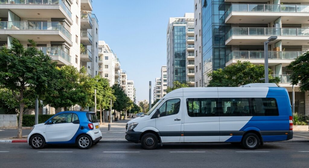 תאונת דרכים ברכב שיתופי או בהסעה: מול מי תובעים?